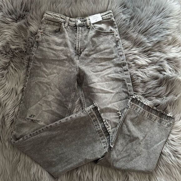 NWT H&M Girls’ Gray Jeans, 20 - Picture 4 of 13